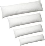 Premium hollowfiber bolster pillow for full-body, back, neck, and maternity support - Image 2